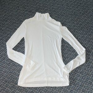 Aritzia white Mock Neck